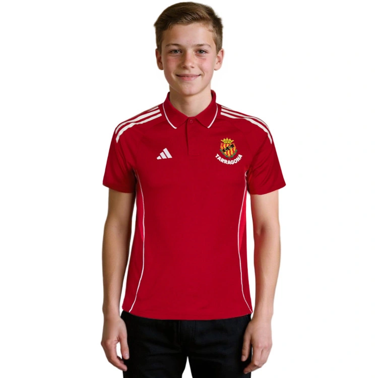 Polo adidas Gimnàstic de Tarragona Paseo Jugadores y Porteros 2025-2026 Niño