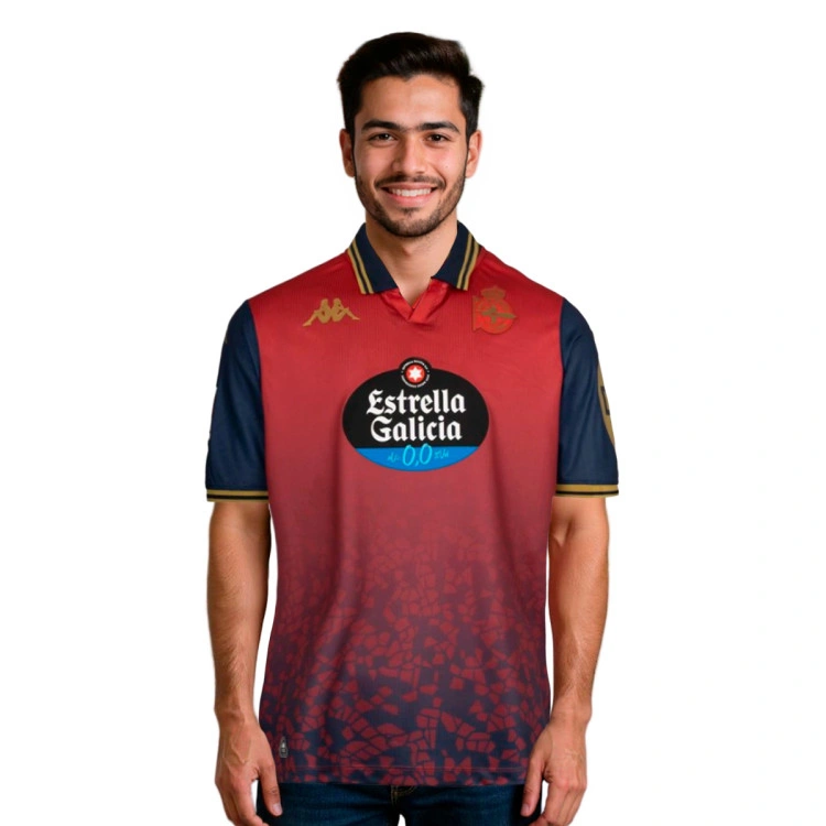 Camiseta Kappa Deportivo La Coruña Segunda Equipación 2025-2026