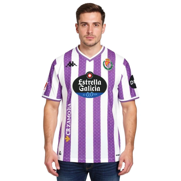 Camiseta Kappa Authentic Real Valladolid Primera Equipación 2025-2026