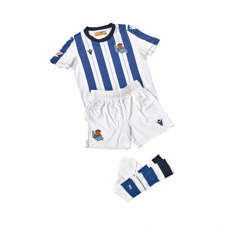 Conjunto Macron Real Sociedad Primera Equipación 2025-2026 Bebé