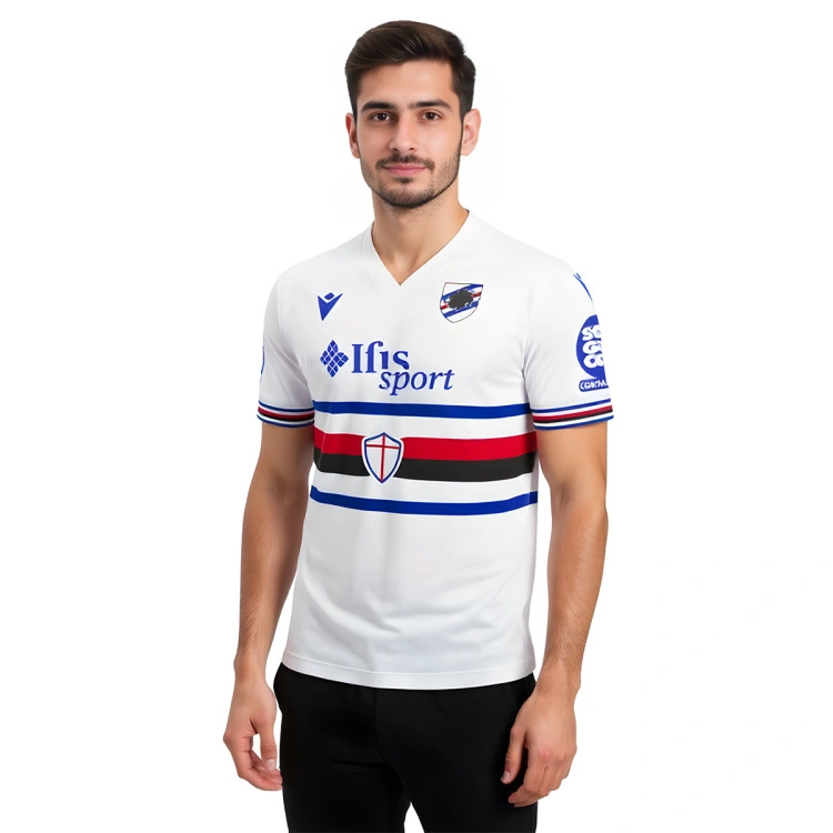 Camiseta Macron Uc Sampdoria Segunda Equipación 2025-2026