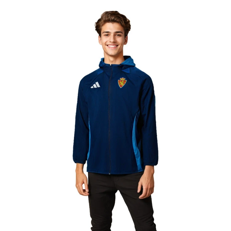 Chubasquero adidas Real Zaragoza Training 2024-2025 Jugadores