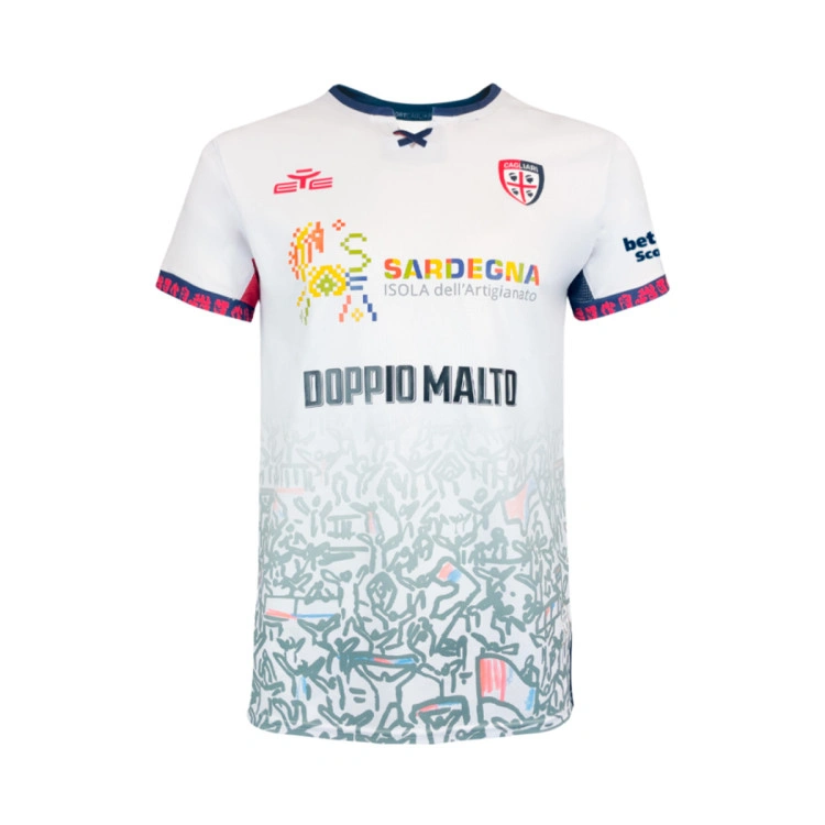 Camiseta EyeSport Cagliari Segunda Equipación 2025-2026