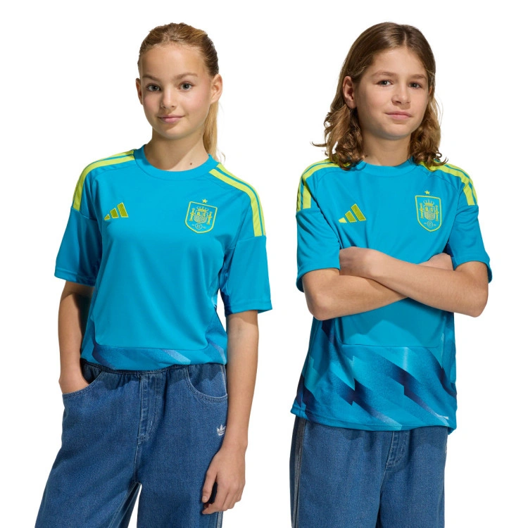 Camiseta adidas Spain Fef Primera Equipación Portero Mundial 2026 Niño