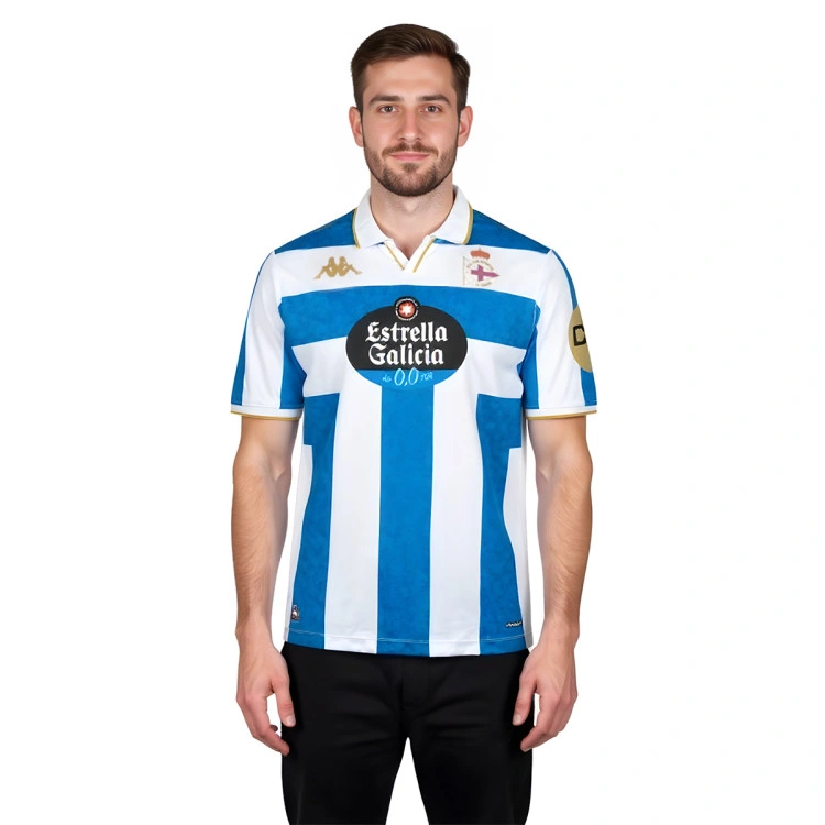 Camiseta Kappa Deportivo La Coruña Primera Equipación 2025-2026