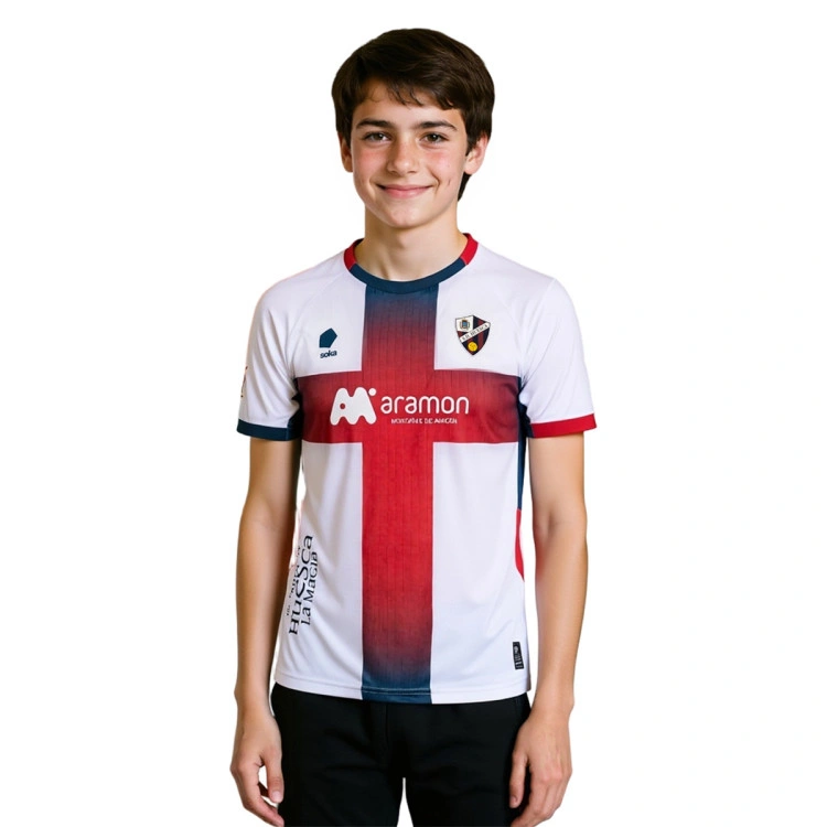 Camiseta Soka Sociedad Deportiva Huesca Segunda Equipación 2025-2026 Niño