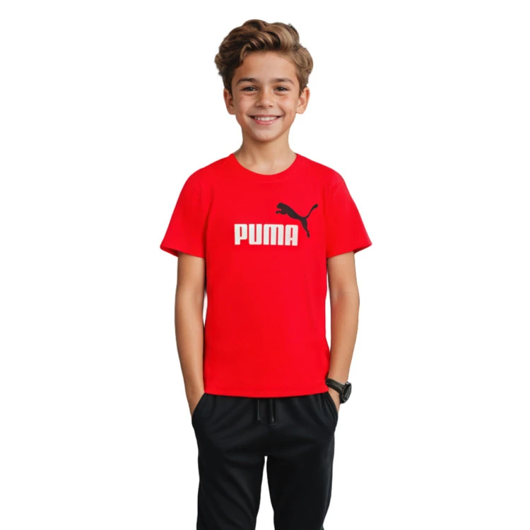 Camiseta Puma Essentials 2 Color Logo Niño