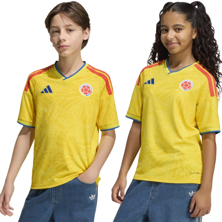 Camiseta adidas Colombia Primera Equipación Mundial 2026 Niño
