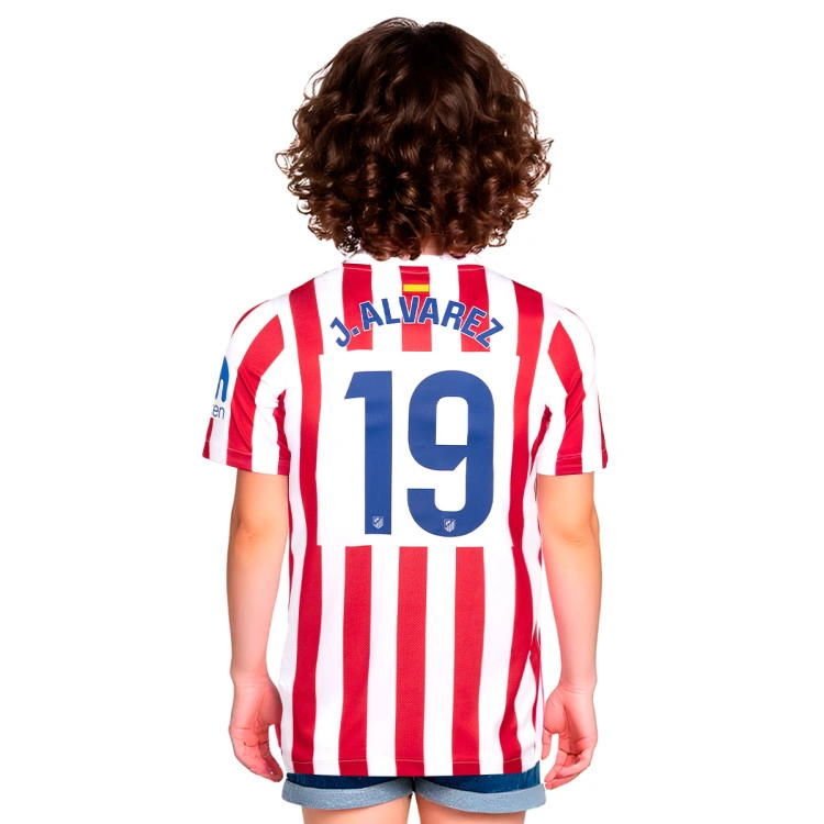 Camiseta Nike Julián Alvarez Atlético de Madrid Primera Equipación 2025-2026 Niño