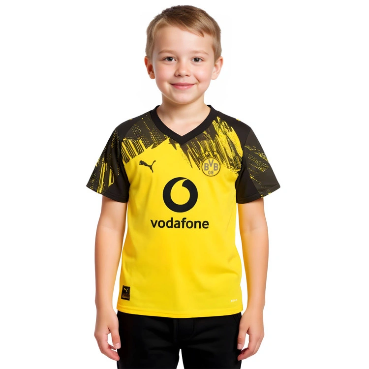 Camiseta Puma BVB Borussia Primera Equipación 2025-2026 Niño