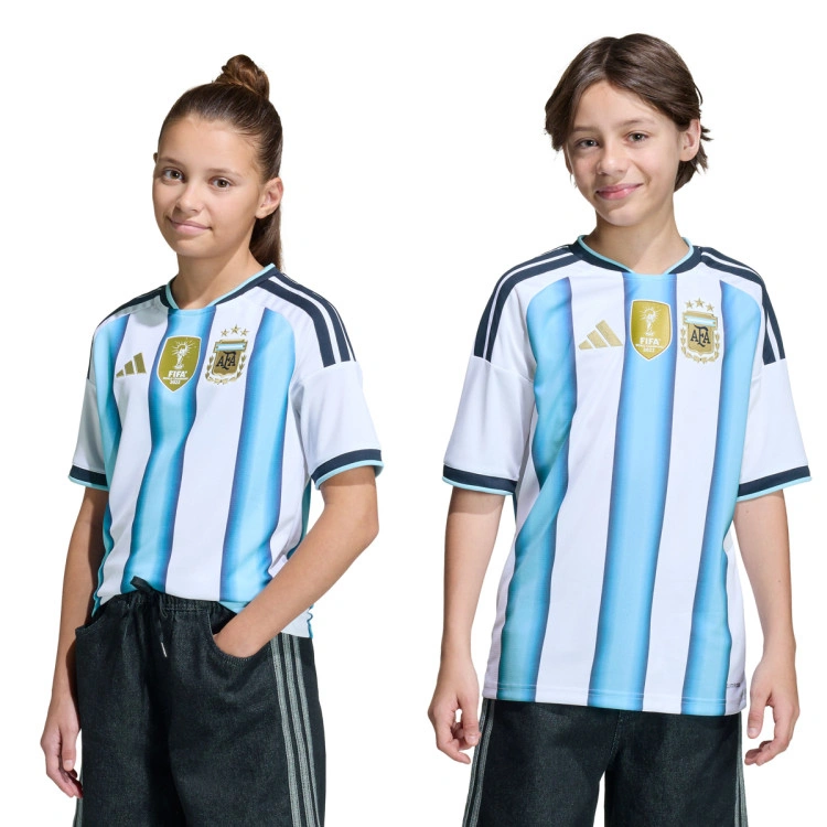 Camiseta adidas Argentina Primera Equipación Mundial 2026 Niño
