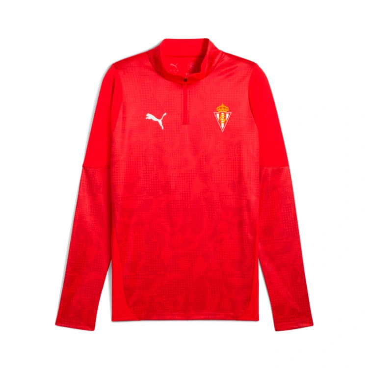 Sudadera Puma Sporting Gijon Training 2025-2026 Niño