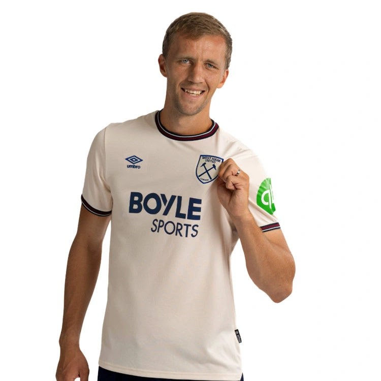 Camiseta Umbro West Ham Segunda Equipación 2025-2026