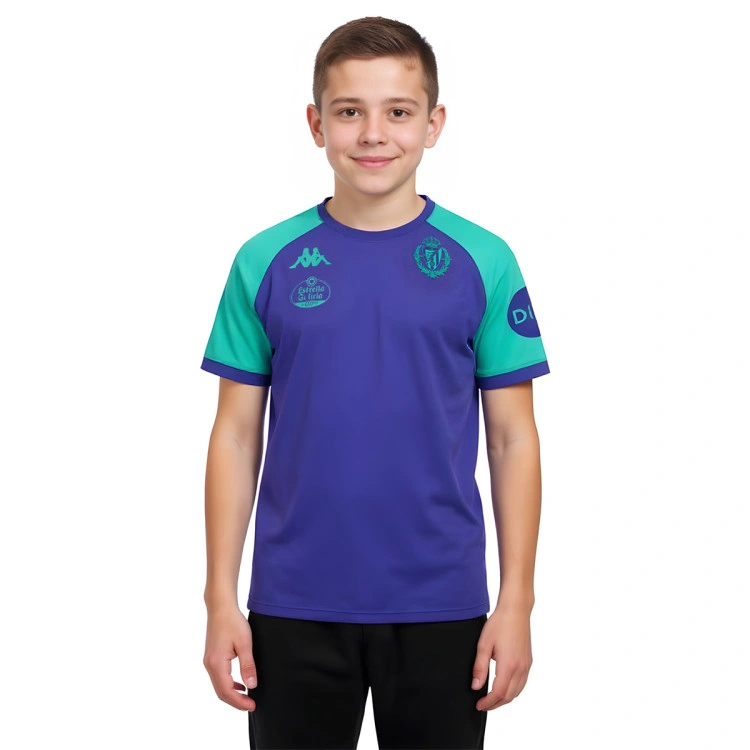 Camiseta Kappa Real Valladolid Pre-Match 2025-2026 Niño