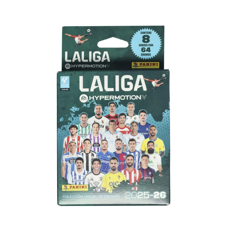 Ecoblister 8 sobres Liga Hypermotion 2025-2026