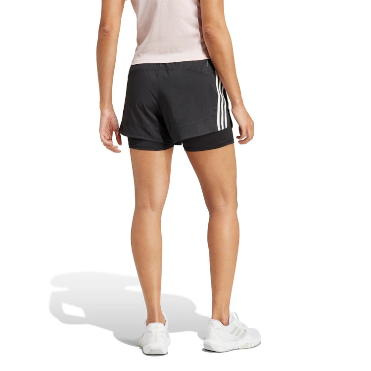 Pantalón corto adidas Pacer Training Woven 3 Bandas Mujer