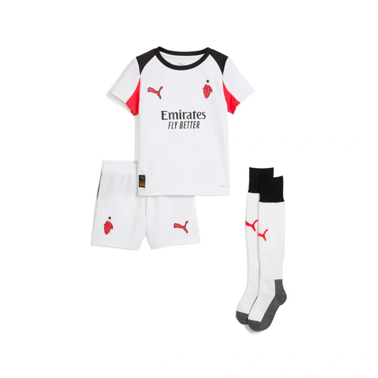 Conjunto Puma Ac Milan Segunda Equipación 2025-2026 Niño