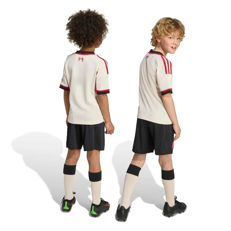 Conjunto adidas Liverpool FC Segunda Equipación 2025-2026 Niño