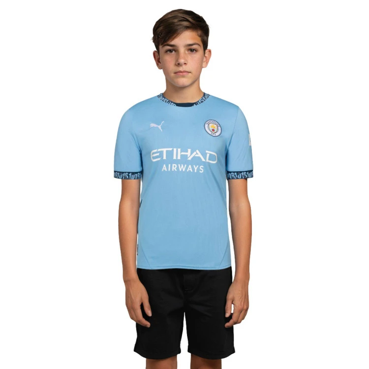 Camiseta Puma Haaland Manchester City Primera Equipación Niño 2024-2025