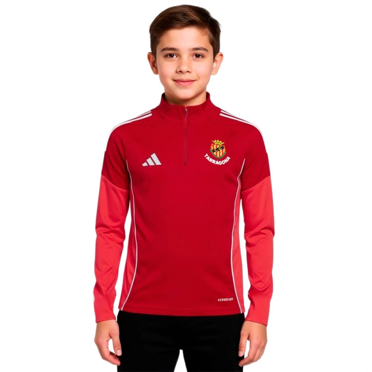 Sudadera adidas Gimnàstic de Tarragona Training Jugadores 2025-2026 Niño