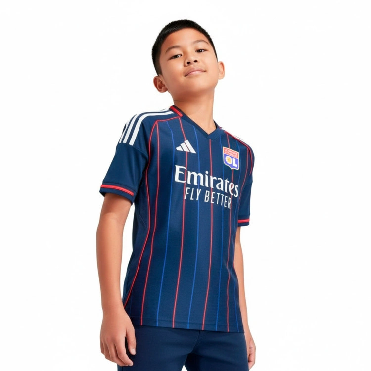 Camiseta adidas Olympique Lyon Segunda Equipación 2025-2026 Niño