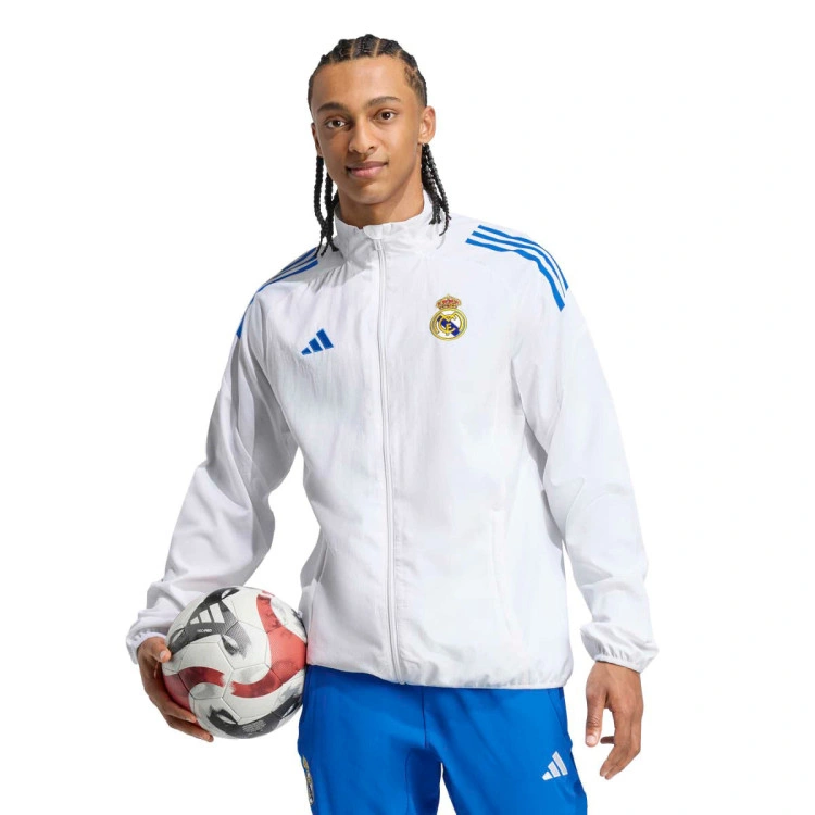Chaqueta adidas Real Madrid Press/Travel 2025-2026