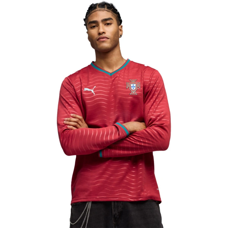 Camiseta Puma Portugal Primera Equipación M/L Mundial 2026