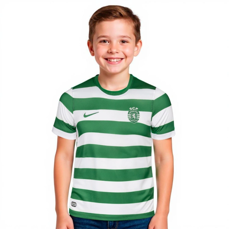Camiseta Nike Sporting Portugal Primera Equipación 2025-2026 Niño