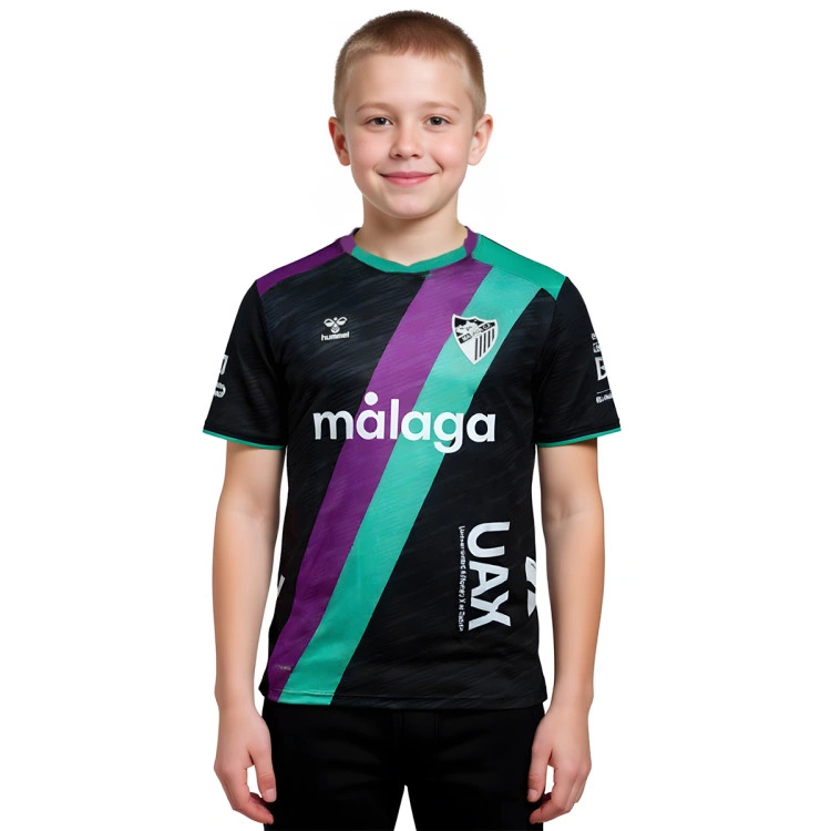 Camiseta Hummel Malaga CF Segunda Equipación 2025-2026 Niño