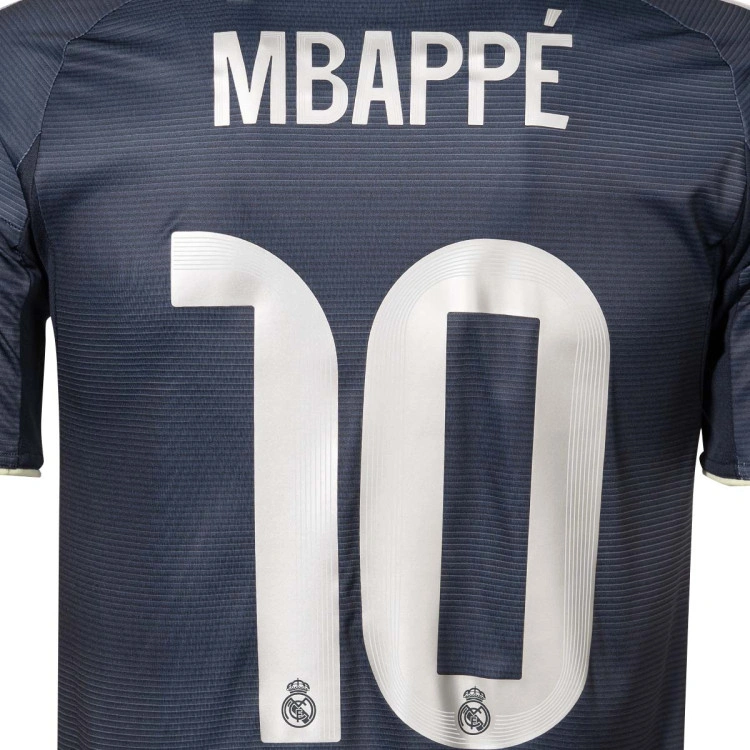 Camiseta adidas Mbappé Real Madrid Segunda Equipación 2025-2026 Niño + Parche