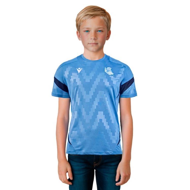 Camiseta Macron Real Sociedad Training 2025-2026 Niño