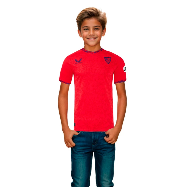 Camiseta Castore Sevilla FC Segunda Equipación 2024-2025 Niño