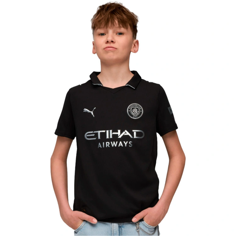 Camiseta Puma Manchester City Segunda Equipación 2025-2026 Niño