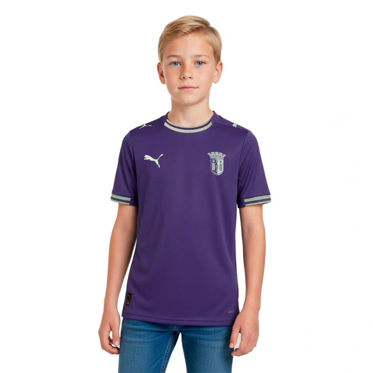 Camiseta Puma SC Braga Segunda Equipación 2025-2026 Niño