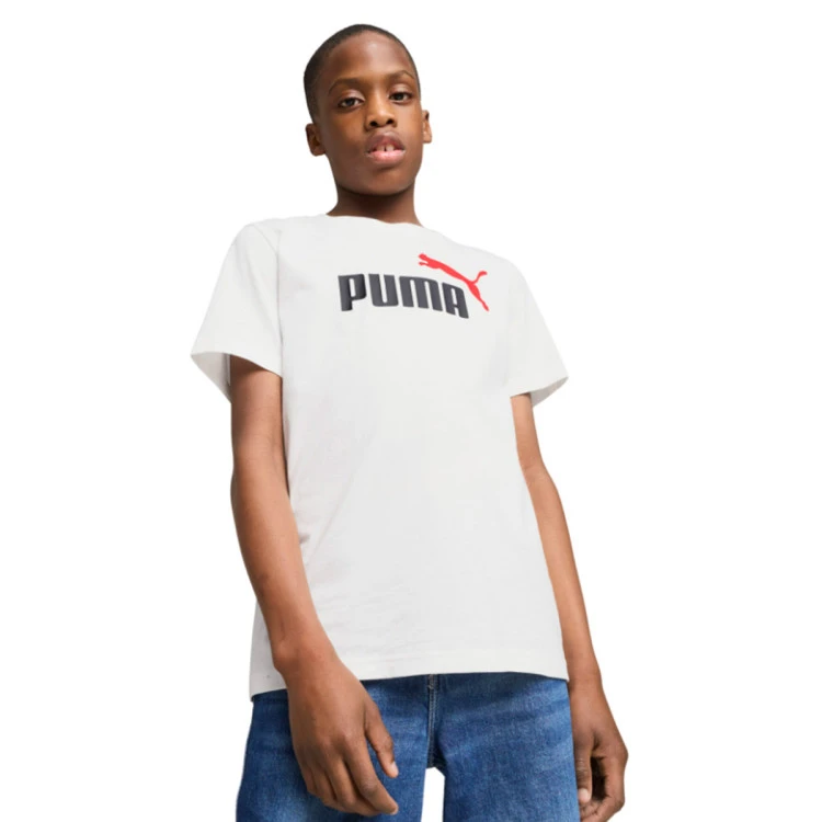 Camiseta Puma Ess 2 Color No.1 Logo Tee B Niño
