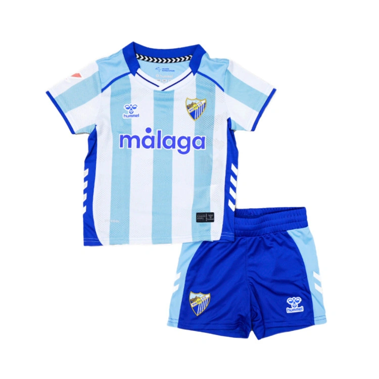 Conjunto Hummel Malaga Cf Primera Equipación 2025-2026 Niño