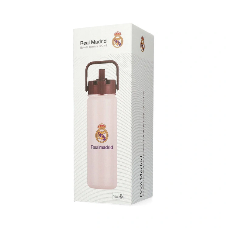 Botella Real Madrid CF Botella Térmica 720 ml Doble Boquilla Real Madrid