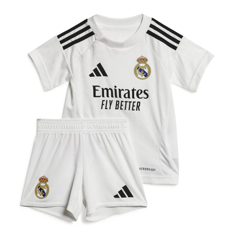 Conjunto adidas Real Madrid Primera Equipación 2024-2025 Bebé