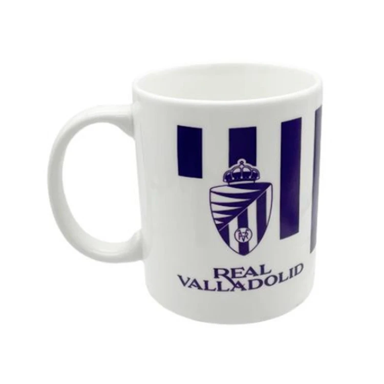 Taza Valladolid CF Cerámica Escudo Morado Real Valladolid CF