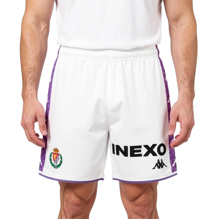 Pantalón corto Kappa Real Valladolid Primera Equipación 2025-2026