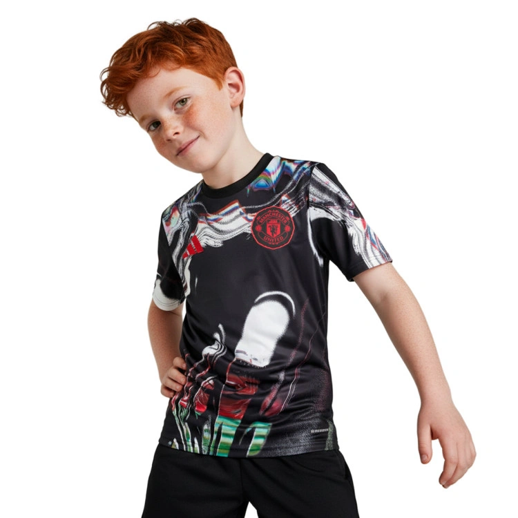 Camiseta adidas Manchester United Pre-Match 2025-2026 Niño