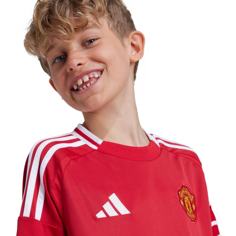 Camiseta adidas Manchester United Primera Equipación 2024-2025 Niño