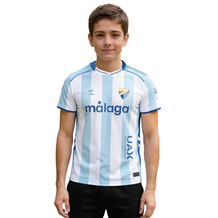 Camiseta Hummel Malaga CF Primera Equipación 2025-2026 Niño