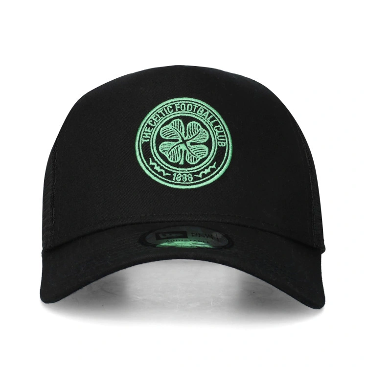 Gorra New Era Celtic Cappellino E-Frame Trucker Seasonal Nero