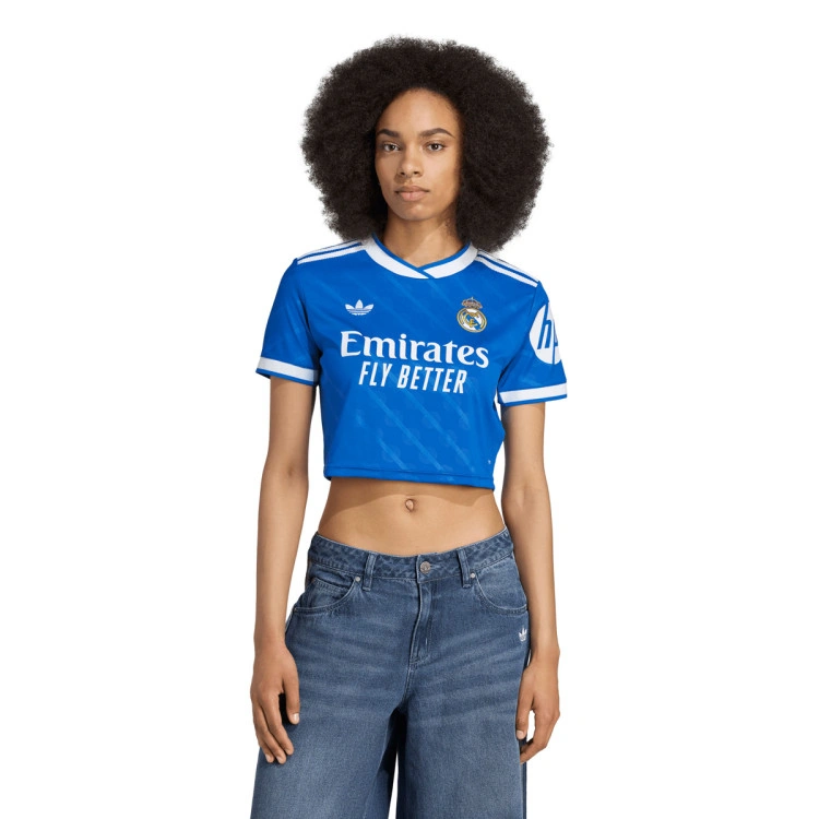 Camiseta adidas Real Madrid CroptopTercera Equipación 2025-2026 Mujer