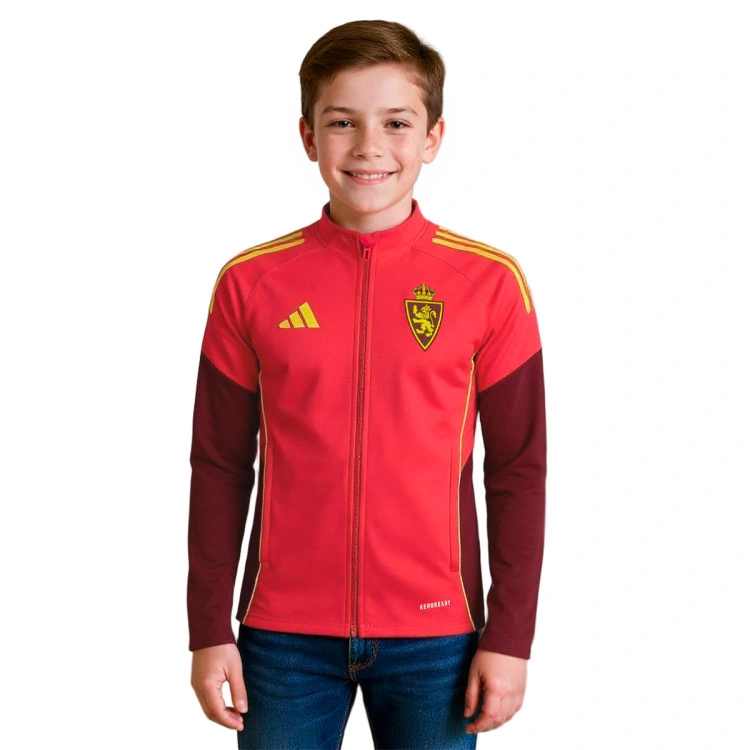 Chaqueta adidas Real Zaragoza Paseo Jugador 25-26 Niño