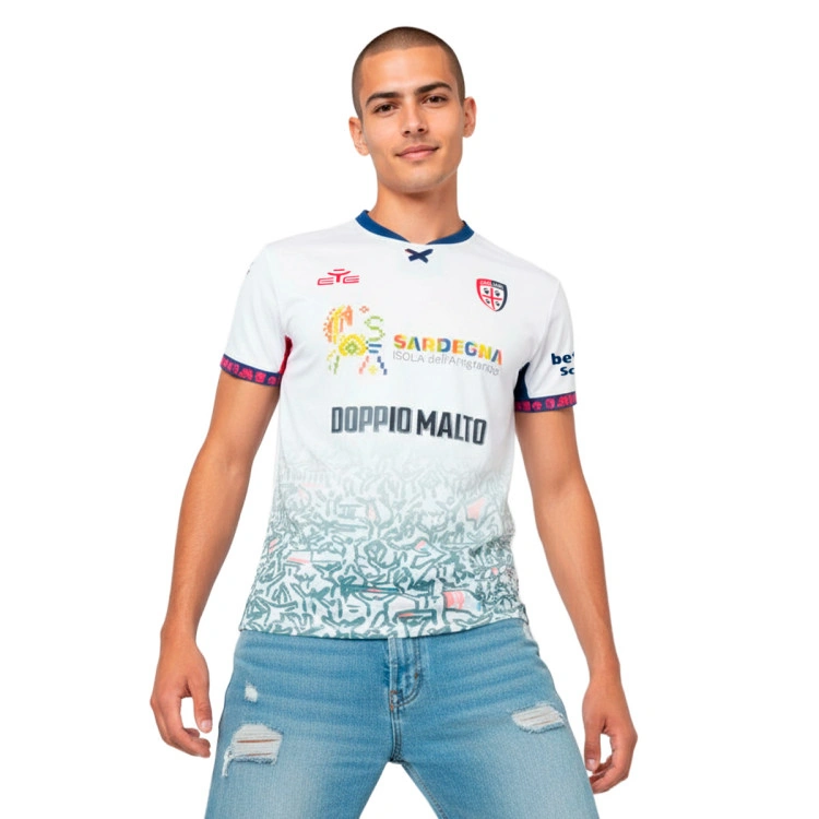 Camiseta EyeSport Cagliari Segunda Equipación 2025-2026