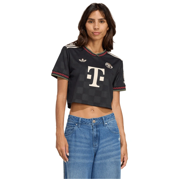 Camiseta adidas Croptop FC Bayern Tercera equipación 2025-2026 Mujer