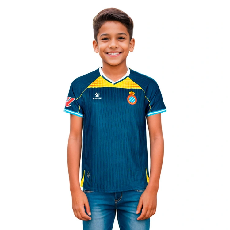 Camiseta Kelme RCD Espanyol Tercera Equipación 2025-2026 Niño