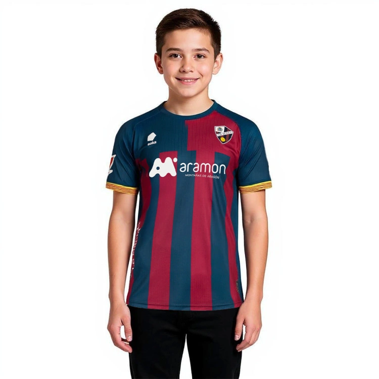 Camiseta Soka Sociedad Deportiva Huesca Primera Equipación 2025-2026 Niño